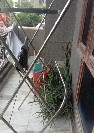 Balcony in 2 BHK Apartment at SVP Krishna Apartments, Patel Nagar – for Sale