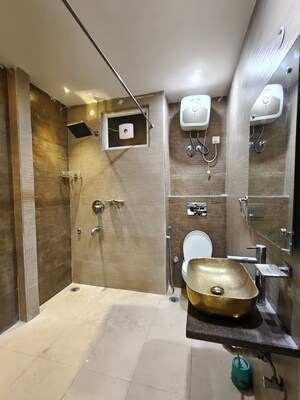 Bathroom in 3 BHK Builder Floor at Sushant Lok 2, Sector 57 – for Rent