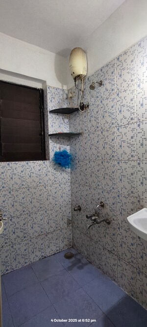 Bathroom in 1 BHK Apartment at Nahur East – for Rent