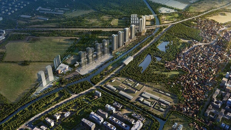 Exterior View, ajmera-i-land-zeon 3 Bedroom 1239 Sq.Ft. Apartment In Bhakti Park Mumbai 9271534