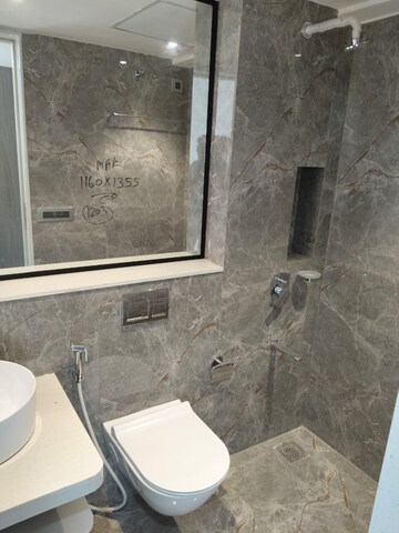 Bathroom in 2 BHK Apartment at Nahar Amaryllis Towers and Plaza, Chandivali – for Rent