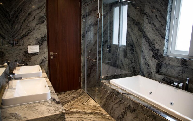 Attached Bathroom, boutique-residential-apartments-a-3-2 4 Bedroom 3400 Sq.Ft. Builder Floor In Vasant Vihar Delhi 9271579