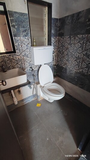 Bathroom in 1 BHK Apartment at Agarwal Paramount, Virar West – for Rent