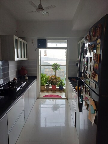 Kitchen in 2 BHK Apartment at Omkar Veda Exclusive, Parel – for Rent