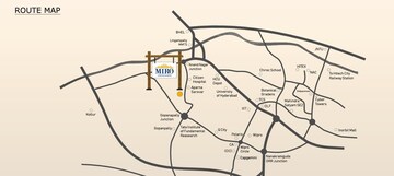2 BHK Apartment – Map Location View at Aakriti Miro, Nallagandla - for Sale
