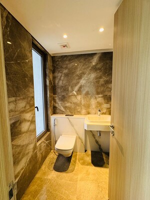 Attached Bathroom in 4 BHK Apartment at Rustomjee Crown Phase 2, Prabhadevi – for Rent