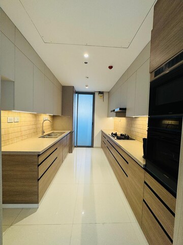 Kitchen in 4 BHK Apartment at Rustomjee Crown Phase 2, Prabhadevi – for Rent