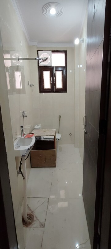Bathroom in 2 BHK Builder Floor at Chattarpur – for Rent