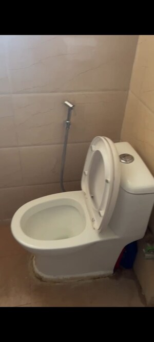 Bathroom in 3 BHK Apartment at M R Platinum 321, Raj Nagar Extension – for Rent