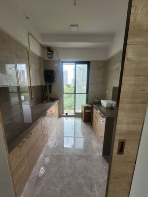 Kitchen in 2 BHK Apartment at Omkar Veda Exclusive, Parel – for Rent