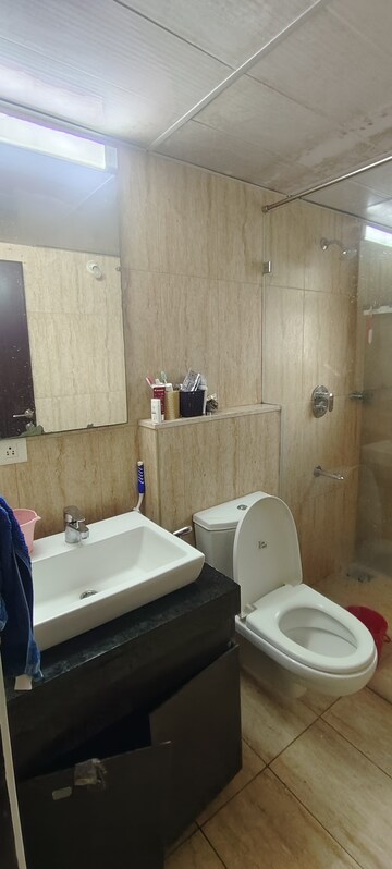 Bathroom in 2.5 BHK Apartment at Prestige Misty Waters, Hebbal – for Rent