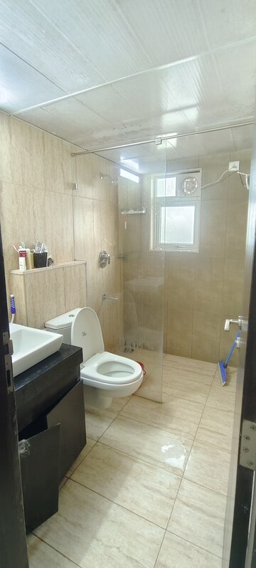 Bathroom in 2.5 BHK Apartment at Prestige Misty Waters, Hebbal – for Rent