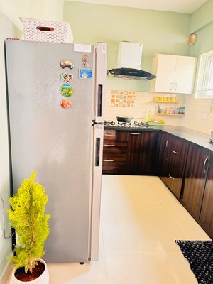 Balcony in 2 BHK Apartment at Aryan Pebble Bay, Thanisandra – for Rent