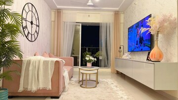 Living Room in 1 BHK Apartment at Sheth Vasant Oasis, Andheri East – for Rent