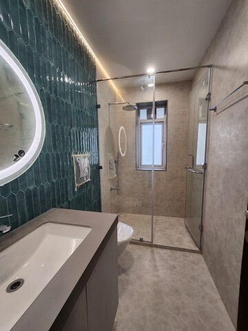 Bathroom in 4 BHK Apartment at Prabhadevi – for Rent