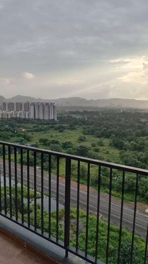 Balcony in 3 BHK Apartment at Runwal My City Phase II Cluster 05, Dombivli East – for Rent