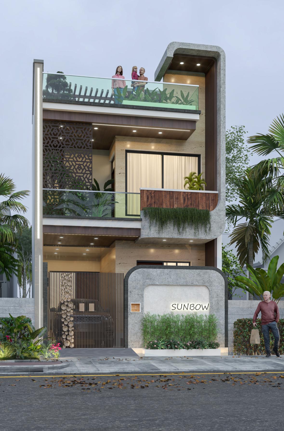 4 BHK + Pooja Room Villa For Sale in Mansarovar Extension