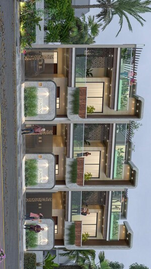 Floor Plan in 4 BHK Villa at Mansarovar Extension – for Sale