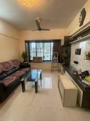 Living Room in 3 BHK Apartment at Oberoi Realty Gardens, Kandivali East – for Sale