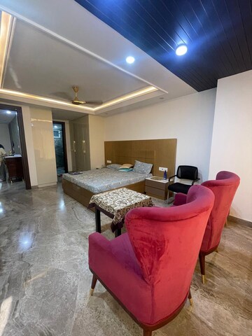 Living Room in 3.5 BHK Builder Floor at Ansal Sushant Lok I, Sector 43 – for Sale