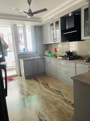 Kitchen in 3.5 BHK Builder Floor at Ansal Sushant Lok I, Sector 43 – for Sale