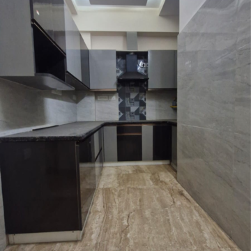 Kitchen in 1 BHK Builder Floor at Malviya Nagar – for Rent