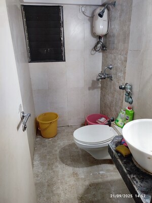 Bathroom in 2 BHK Apartment at Rustomjee Avenue J, Virar West – for Rent