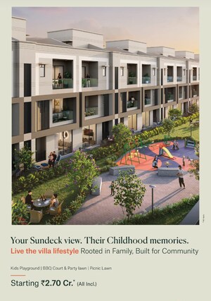 4 BHK Villa – Exterior View View at Supreme Villagio, Somatane - for Sale