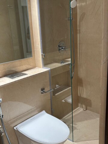 Bathroom in 2 BHK Apartment at Hiranandani Highland, Powai – for Rent