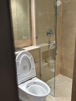 Bathroom in 2 BHK Apartment at Hiranandani Highland, Powai – for Rent