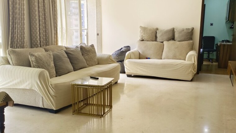 Living Room, goel-ganga-liviano 3.5 Bedroom 1780 Sq.Ft. Apartment In Kharadi Pune 9271811