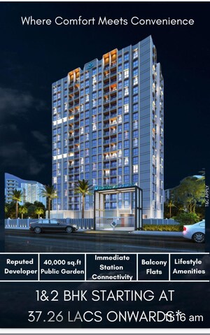 1 BHK Apartment – Exterior View View at Ulhasnagar - for Sale