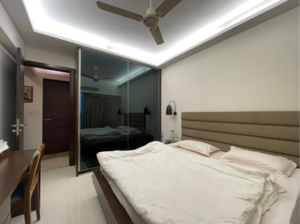 Bedroom in 3 BHK Apartment at Adani Group Western Heights, Bhudargarh Colony – for Rent