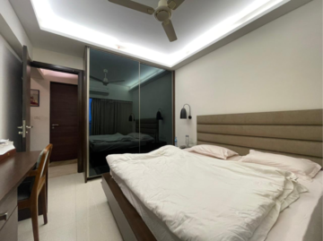 Bedroom in 3 BHK Apartment at Adani Group Western Heights, Bhudargarh Colony – for Rent