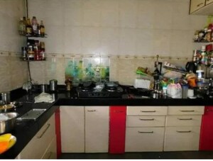 Kitchen in 4 BHK Apartment at Flower Valley Complex, Khopat – for Sale