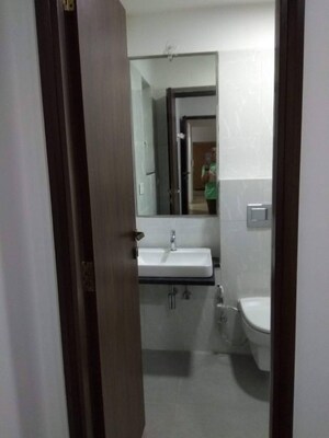 Bathroom in 2 BHK Apartment at Omkar Ananta, Goregaon East – for Rent