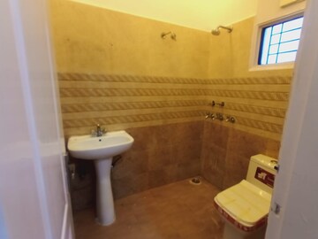 Bathroom in 3 BHK Builder Floor at Dhakoli – for Sale