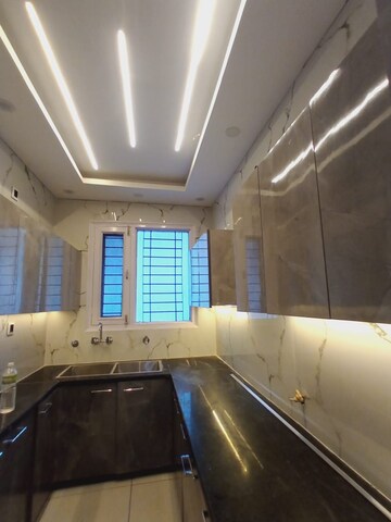 Kitchen in 3 BHK Builder Floor at Dhakoli – for Sale