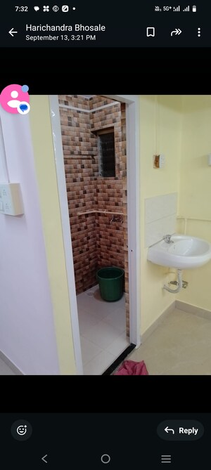 Bathroom in 1 BHK Apartment at Piramal Mahada, Lower Parel – for Rent