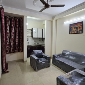 Living Room in 1 BHK Apartment at Saket – for Rent