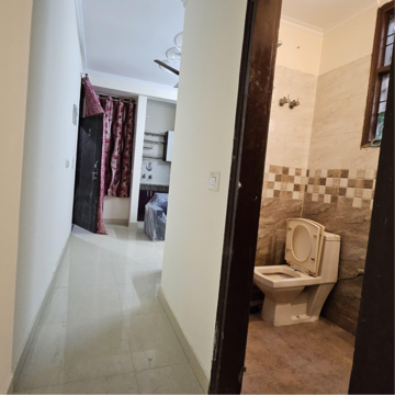 Building Lobby in 1 BHK Apartment at Saket – for Rent