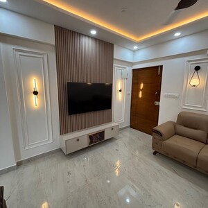 Living Room in 3 BHK Apartment at Mythri Sapphire, Chikkakannalli – for Rent