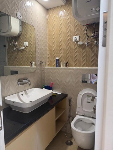 Bathroom in 3 BHK Builder Floor at Chittaranjan Park – for Rent