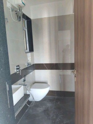 Bathroom in 1 BHK Apartment at Vaibhavlaxmi Central Park, Vikhroli East – for Rent