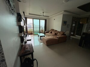 Living Room in 2.5 BHK Apartment at Oberoi Realty Splendor, Andheri East – for Rent