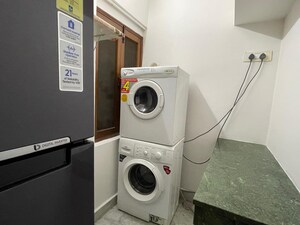 Bathroom in 4 BHK Builder Floor at Anand Niketan – for Rent