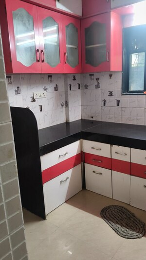 Kitchen in 1 BHK Apartment at Erandavane CHS, Erandwane – for Rent