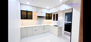 Kitchen in 3 BHK Apartment at Aparna Sarovar Zenith, Nallagandla – for Rent