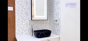 Bathroom in 3 BHK Apartment at Aparna Sarovar Zenith, Nallagandla – for Rent