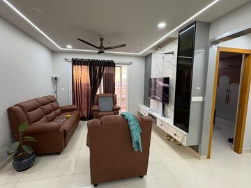 Living Room in 3 BHK Apartment at Lansum Etania, Gachibowli – for Rent